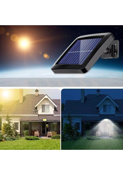 Sl-f98 Kablolu Solar Güneş Enerjili Lamba Sokak-bahçe-garaj Uygun