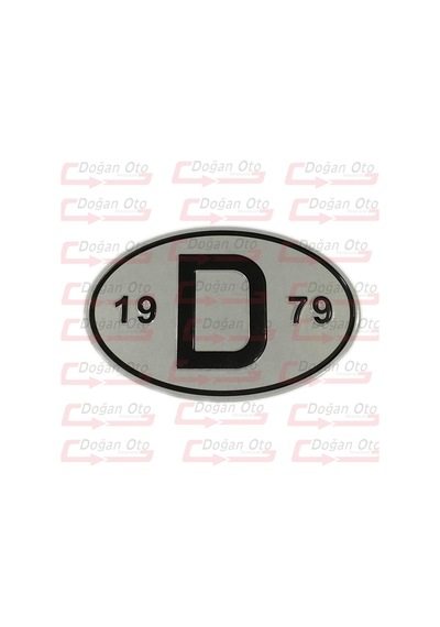 D 1979 Fosforlu Oval Harf 468493146