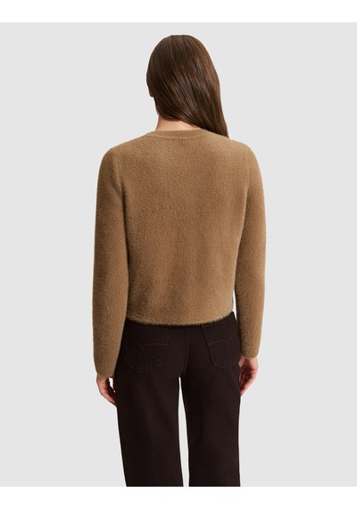 Pierre Cardin Kahverengi Crop Top Triko Hırka 50331252 Vr271 Çok Renkli