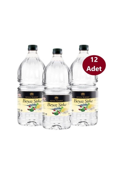 Kemal Kükrer Beyaz Sirke Limon 2 Lt 12 Adet