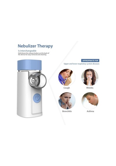 Şarjlı Air Pro 3 Mesh El Tipi Nebulizatör Çantada Taşınabilir Portable Mesh Nebulizatör