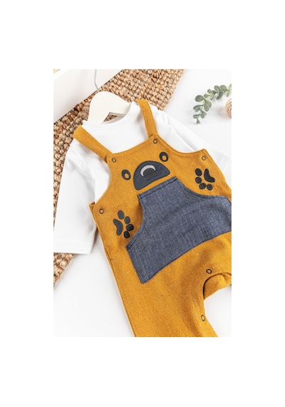 Babymod Ayıcık İşlemeli Erkek Bebek Tulum Salopet Takım 001 Babymod Ayıcık İşlemeli Erkek Bebek Tulum Salopet Takım 001