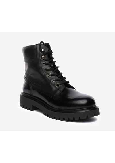 Greyder Erkek Siyah Hakiki Deri Military Bot 5k1ub18870 8011 Sıyah