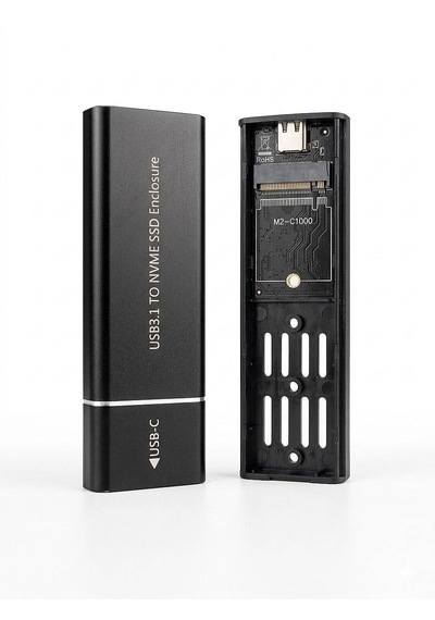 Nbtech Nb-m2001 M.2 Nvme Ssd Kutusu Usb 3.1 10gbps Type-c Yüksek Hızlı Harici Disk Kutusu
