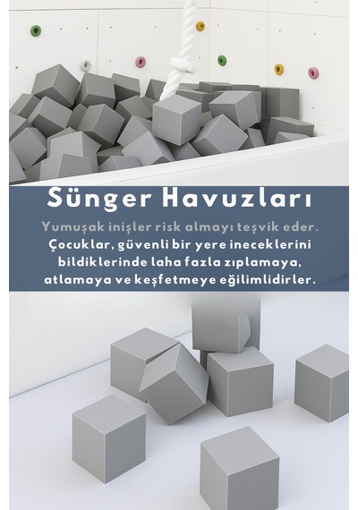 Sünger Oyun Küpleri 10x10x10 Cm 100 Adet Oyun Havuzu Topları Alternatifi
