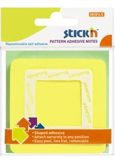 Stıckn 70x70 MM Kare Şekilli Sarı 50 Yaprak Not Kağıdı 4-2154100-