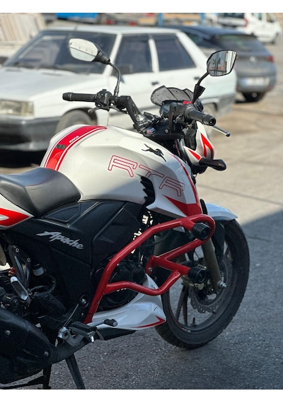 Ysn Tvs Apache Rtr 200 Özel Yapım Koruma Demiri 2 'li Siyah