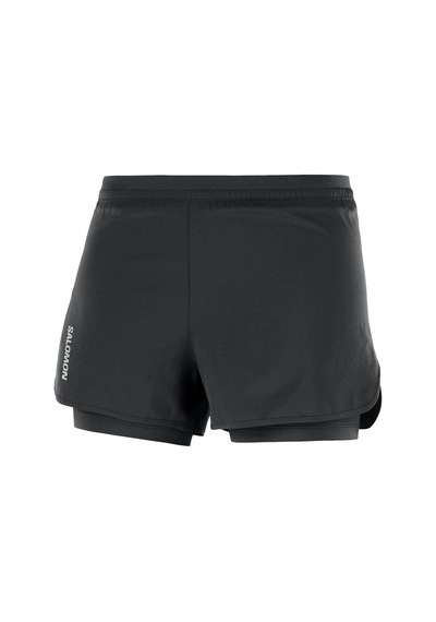 Salomon Cross 2ın1 Short W Siyah Siyah