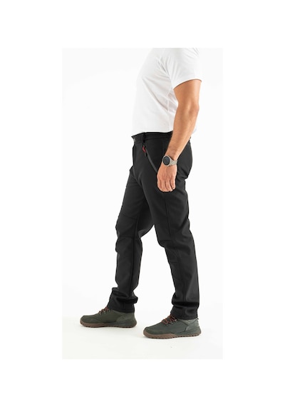 Longberg Kışlık Içi Polarlı Su Ve Rüzgar Geçirmez Softshell Pantolon Prs-1769 Siyah