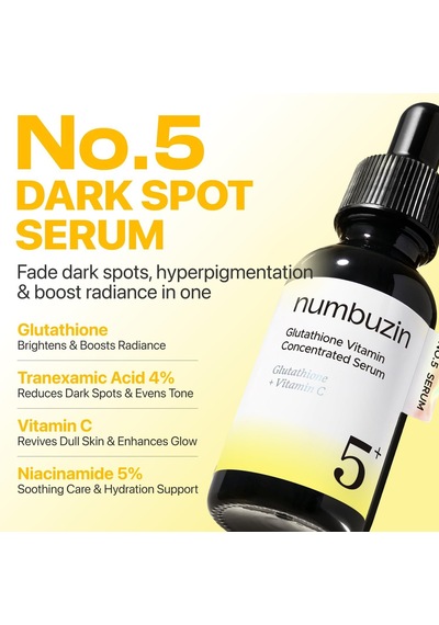 No.5 Vitamin Concentrated Serum 30 Ml - Yoğun Parlatıcı Leke Karşıtı Konsantre Serum 30ml
