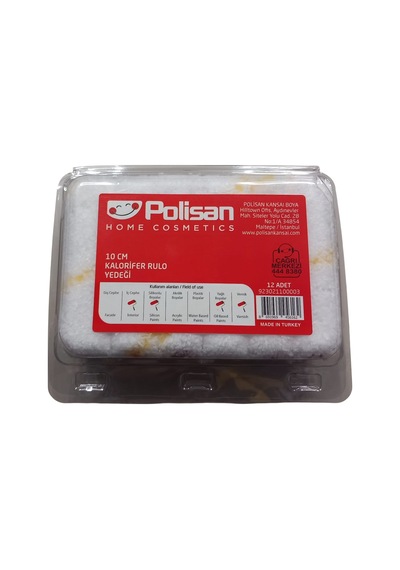 Polisan Kalorifer Rulosu Yedeği 10 Cm 12'li Paket