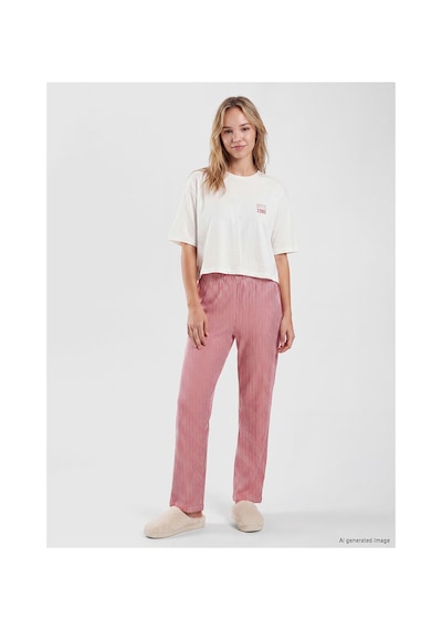 LC Waikiki Alıta Cıty Farkıyla Lcw Young Kırmızı Penye Baskılı Kısa Kollu Kadın Pijama Takım Kirmizi - 929503400 Kirmizi LC Waikiki Alıta Cıty Farkıyla Lcw Young Kırmızı Penye Baskılı Kısa Kollu Kadın Pijama Takım Kirmizi - 929503400 Kirmizi