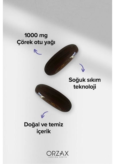 Ocean Çörek Otu Yağı 1000 mg 60 Kapsül 1+1