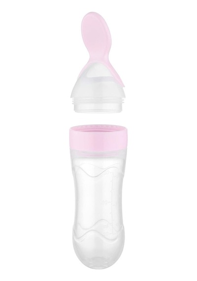 Babyjem Sıkmalı Kaşık Pembe