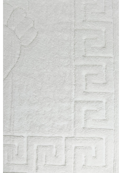 5 Li Otel Ayak Havlusu Bukle Ayak İzli 50x70 Cm Beyaz 16/2 Avs 250 Gr Beyaz
