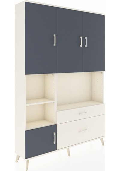 Arges Dolap 7 Raflı 2 Çekmeceli 5 Kapaklı 132x30x195 Aytaşı-antrasit/aytaşı Antrasıt/aytası Arges Dolap 7 Raflı 2 Çekmeceli 5 Kapaklı 132x30x195 Aytaşı-antrasit/aytaşı Antrasıt/aytası