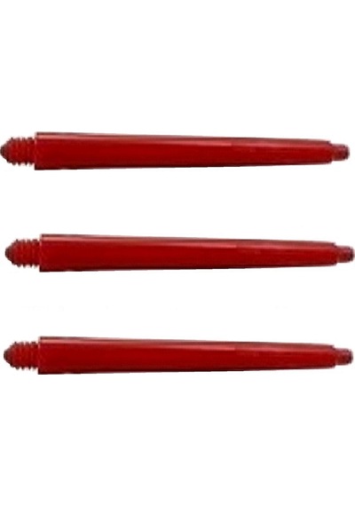 5 SET (15 Adet) 48mm DARTSAN NYLON DART ŞAFT-SHAFT. Kırmızı