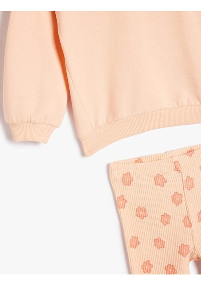Koton Kız Bebek Alt-üst Takım Pembe 5wmg10031ak 25ky59000328 Y5914 Pembe
