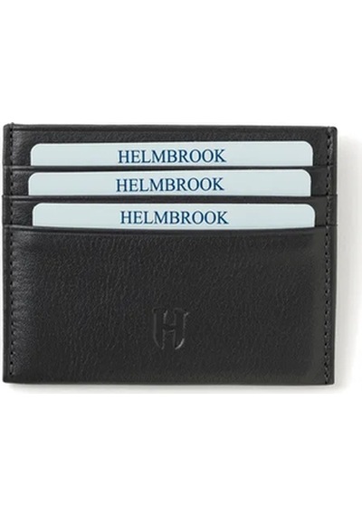Helmbrook London Barry Erkek Gri Deri Özel Tasarım Çok Bölmeli Rfid Korumalı Kartlık Gri