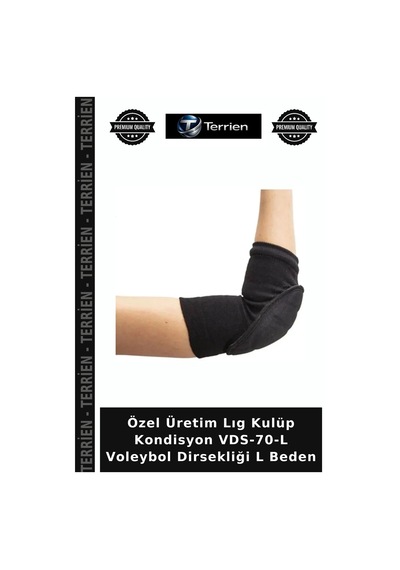 Özel Üretim Lıg Kulüp Kondisyon Vds-70-l Voleybol Dirsekliği L Beden Çok Renkli