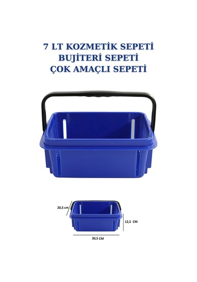 1 adet 7 Litre Kozmetik Sepeti Bijuteri Sepeti Kırtasiye Sepeti M