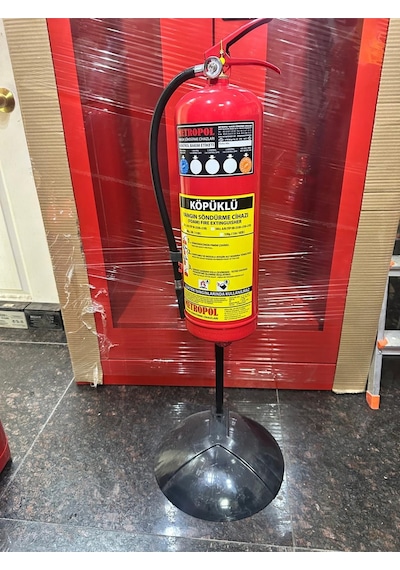 Yangın 6 Kg Aff Foam Köpüklü Ayaklı Yangın Söndürme Sistemleri,yangın Tüpü P266362273oss
