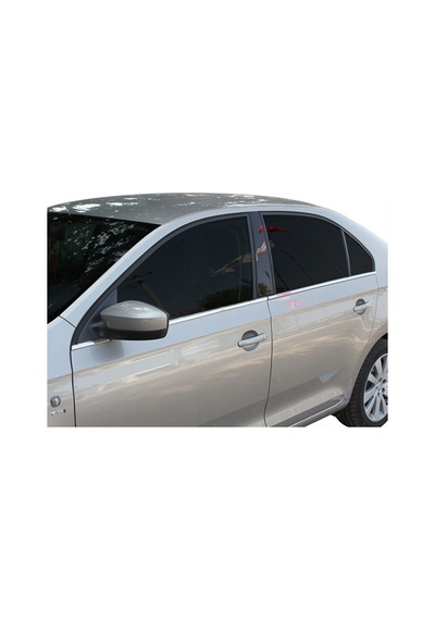 Seat Toledo Sedan 2013 ve Üzeri Krom Cam Çıtası Paslanmaz Çelik 4