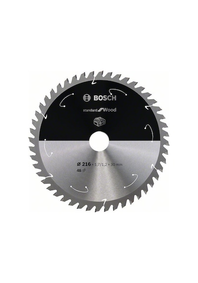 Bosch Standard For Wood 216 x 30 T48 Daire Testere Bıçağı - 2608837723