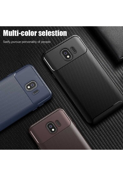 Samsung Uyumlu Galaxy J4 Kılıf Zore Negro Silikon Kapak Siyah