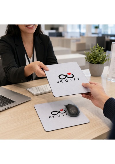 Logonuza Özel 10 Adet 17,5x21,5 Cm Kaymaz Tabanlı Dikdörtgen Mouse Pad Baskılı