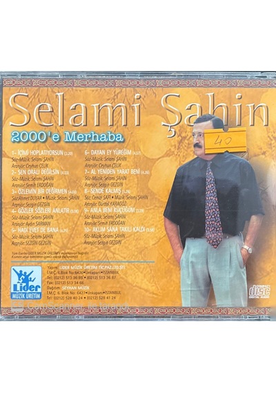 Plak Değildir Cd Dir Cd Selami Şahin 2000'e Merhaba Cd