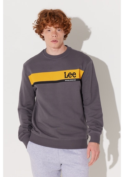 Lee Regular Fit Normal Kesim Bisiklet Yaka Antrasit Sweatshirt L232501003 Antrasit