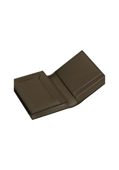 Mont Blanc Montblanc Sartorial Deri 4 Bölmeli Kartlık 221346 Haki