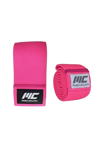 Musclecloth Loop Band + Active Loop Band Direnç Bandı Seti Pembe Orta