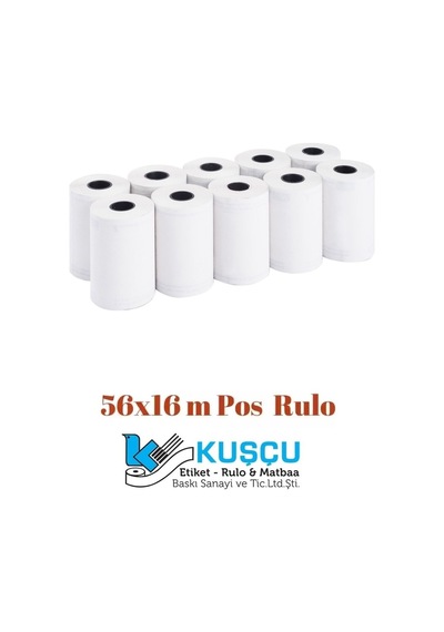 56x16 Mt. Termal Pos Rulosu 10 Lu Paket Diğer