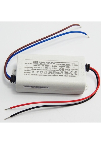Apv-12-24 Apv1224 24vdc 0.5amp Meanwell