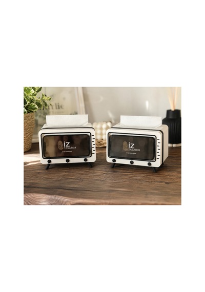 Tv Görünümlü Peçetelik Beyaz - 910170528 Beyaz