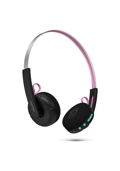 Philips Moving Sound Tams1bk/00 "ringo Duo" Kulaklık, Retro, Kablosuz Veya Kablolu, 26 Saat, Siyah