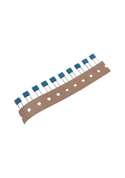 10 Adet 100nf 0.1uf 63v U1j63 5mm Mavi Kutupsuz Polyester Kondansatör 2x6x7mm