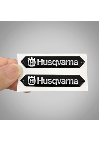 husqvarna 3D Arma Sticker Yapıştırma 2 Adet