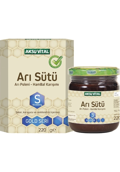 Aksuvital Arı Sütü Bal Polen Karışımı Süper Doz