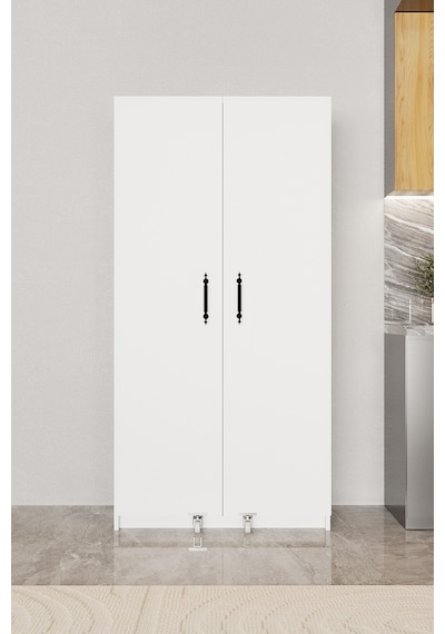 Ae-3035 Vezir Beyaz Kiler, Erzak Dolabı, Çok Amaçlı Mutfak Dolabı