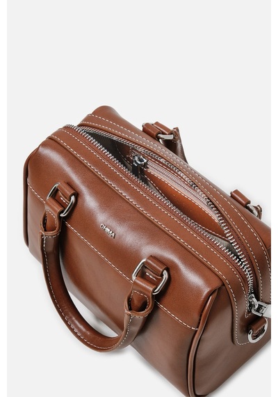 K&s Çapraz Askılı Mini Çanta Taba