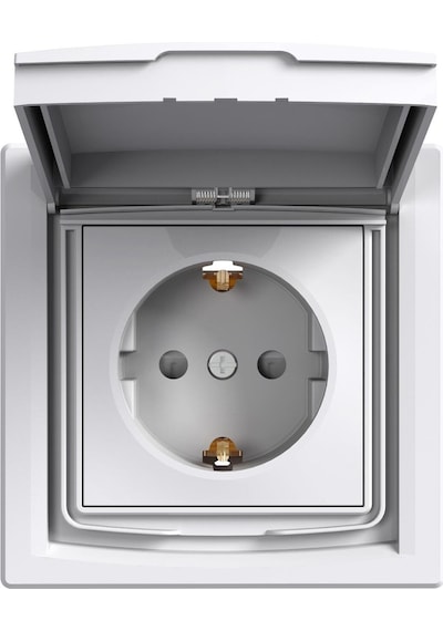 Schneider Electric Eph3100321 Asfora Beyaz Kapaklı Yan