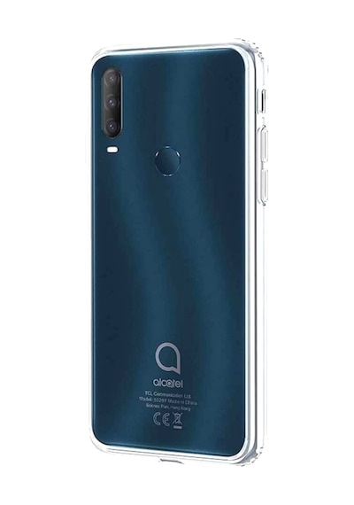 Alcatel 1S 2020 Kılıf Süper Silikon Yumuşak Arka Koruma Renksiz