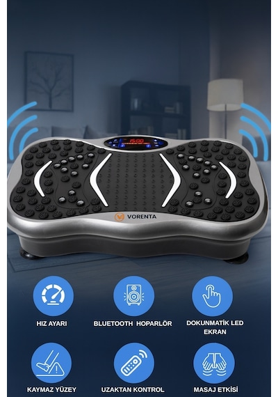 Fit Plus Yüksek Titreşimli 5 Programlı Spor Kondisyon Aleti Ve Egzersiz Aleti