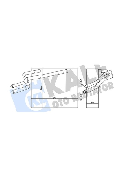 Evaporator - 757 - - Dpmıx-hb - Kubıstar-renault Clıo-goo 1 Adet