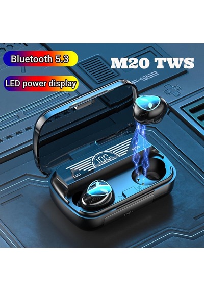 Bssm Earbuds M20 Tws Anc Destekli Powerbanklı Led Göstergeli Bluetooth Kulaklık