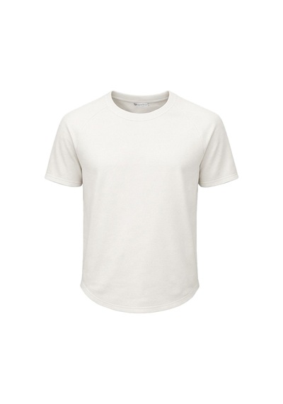 Ghassy Co. Erkek Reglan Oval Kesim %100 Pamuk Yumuşak Dokulu Bisiklet Yaka T-shirt Çok Renkli