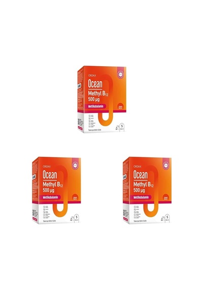 Methyl B12 Dilaltı Sprey 500mcg 5 Ml 3 Paketi